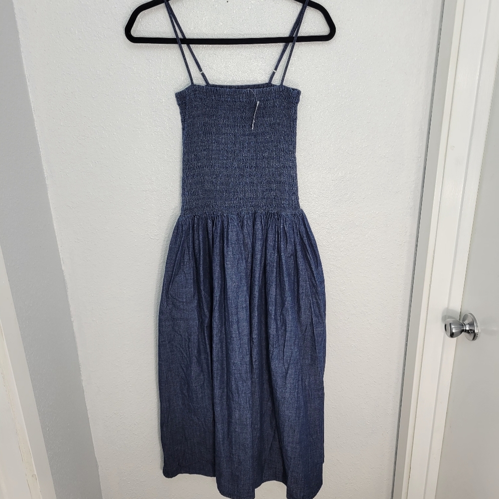 Madewell Smocked Maxi Dress NV350 NWT Size S - Picture 6 of 12